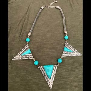 SOLD!!!! Sold on another platform! Western Style turquoise necklace. New!